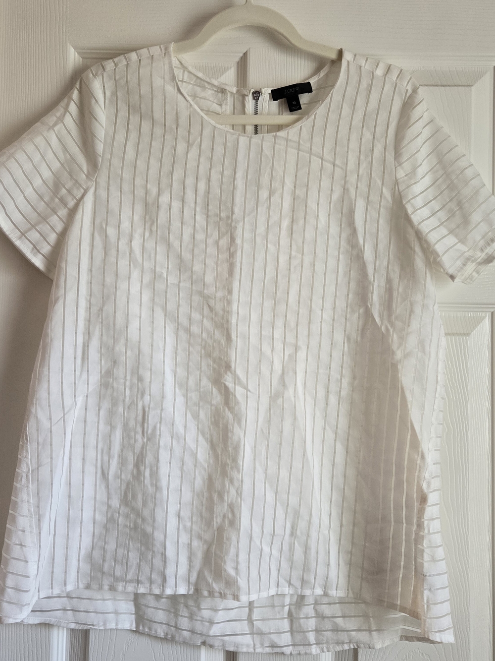 J. Crew Shadow Stripe Top